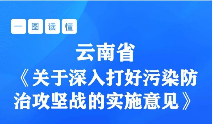 一圖讀懂云南省《關(guān)于深入打好污染防治攻堅戰的實(shí)施意見(jiàn)》